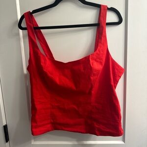 Banana Republic never worn red cropped top